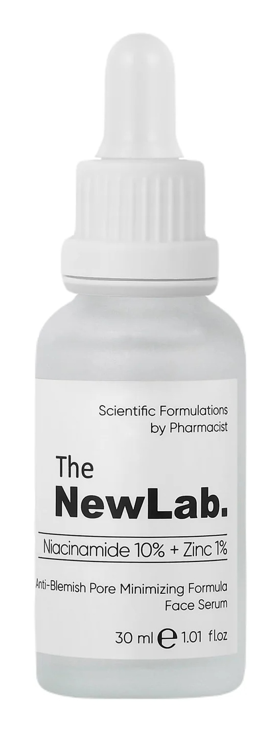 the NewLab. Anti-Blemish Pore Minimizing Face Serum Niacinamide 10% + Zinc 1%