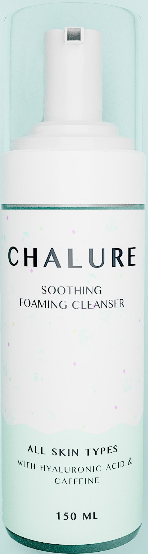 Chalure Soothing Foaming Cleanser With Hyaluronic Acid & Caffeine