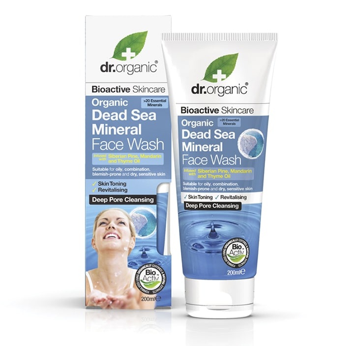 Dr Organic Dead Sea Mineral Face Wash