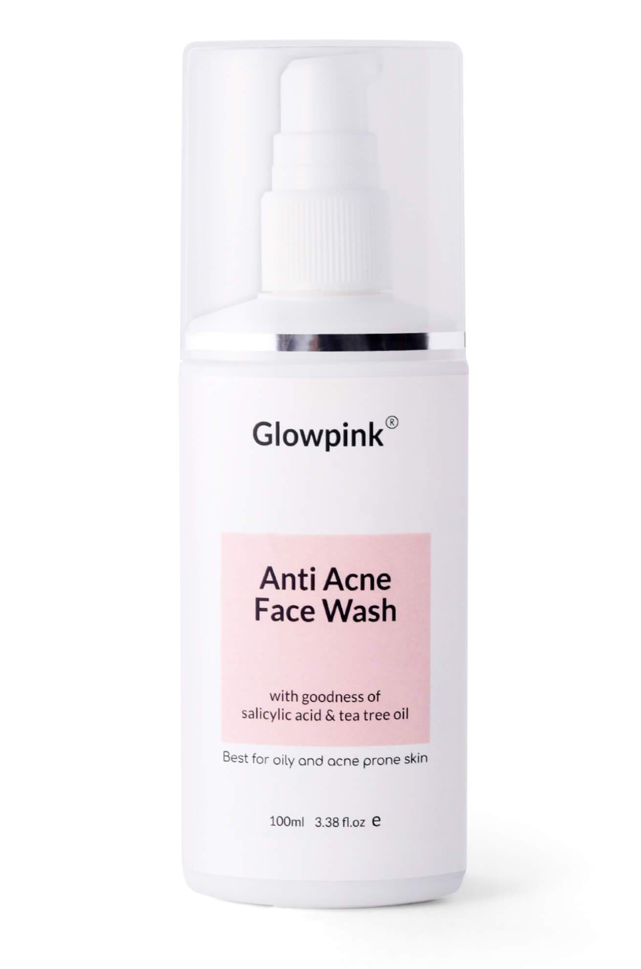 Glowpink Anti Acne Face Wash With Salicylic Acid & Tea Tree Oil