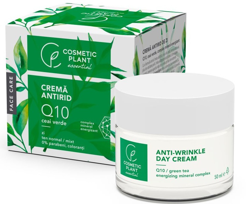 Cosmetic Plant Anti-wrinkle Day Cream Q10 Green Tea