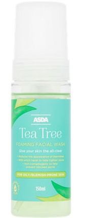 ASDA The Skin System Tea Tree Foaming Face Wash