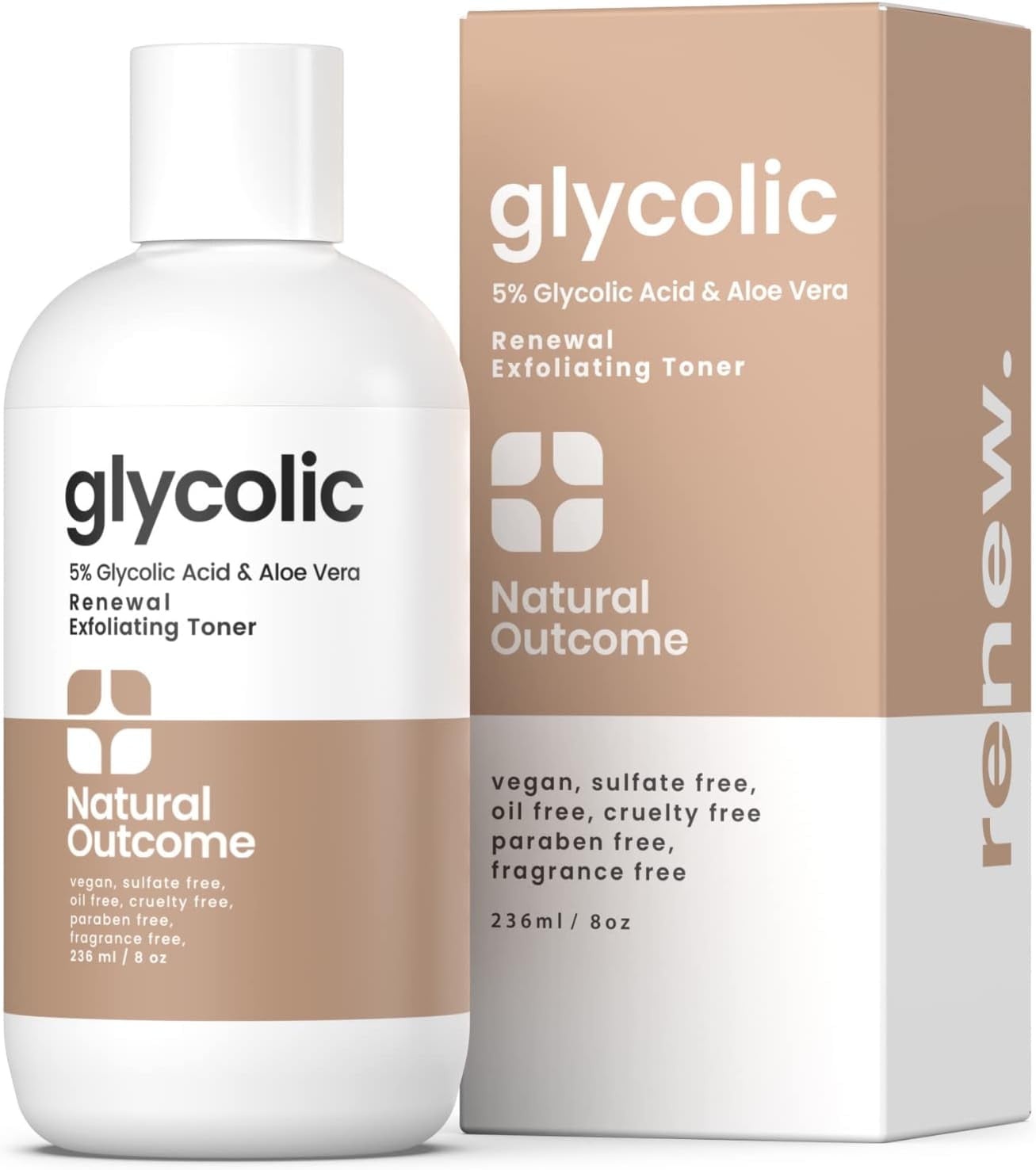 Natural Outcome Glycolic Acid Toner 5% For Face