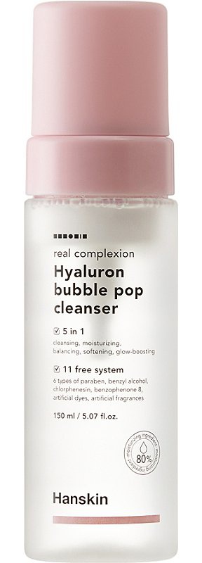 Hanskin Hyaluron Bubble Pop Cleanser