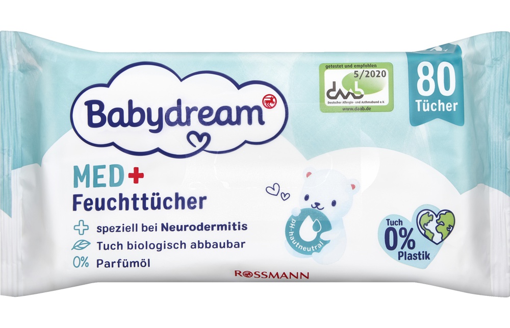 Babydream Med Feuchttücher