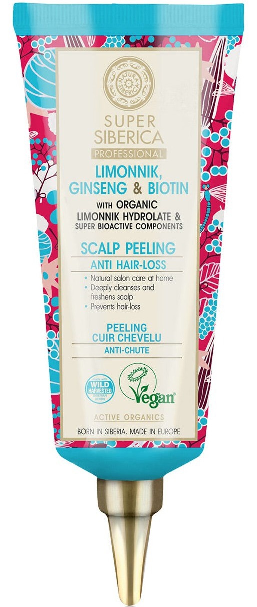 Natura Siberica Limonnik, Ginseng & Biotin Anti Hair-Loss Scalp Peeling