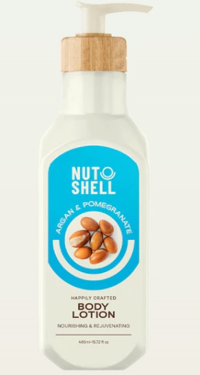 nutshell Argan & Pomegranate body lotion