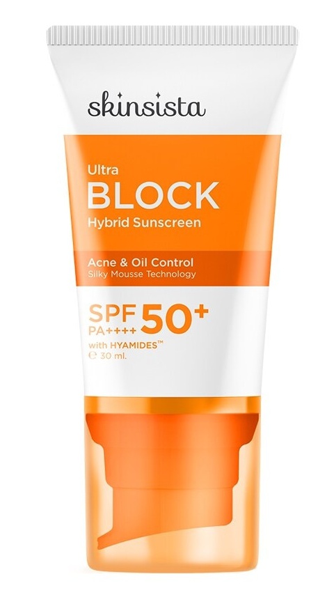 Skinsista Ultra Block Hybrid Sunscreen SPF50+ Pa++++ 30 Ml.