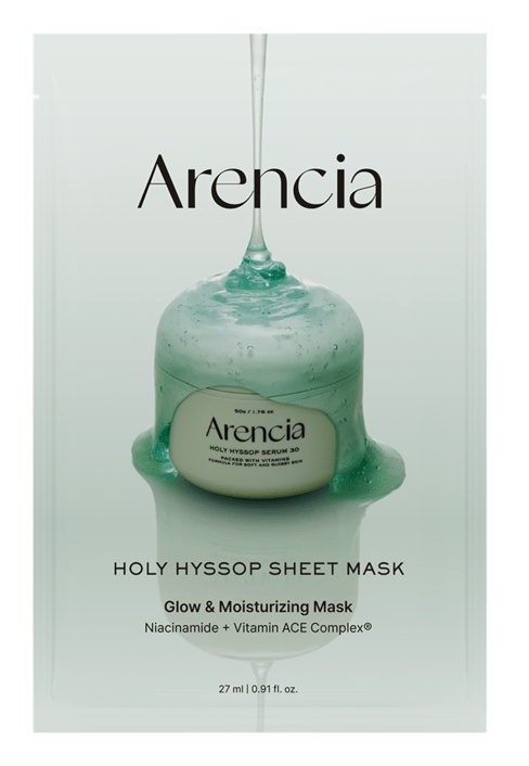 Arencia Holy Hyssop Sheet Mask