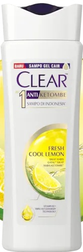 Clear Anti Dandruff Shampoo Fresh Cool Lemon