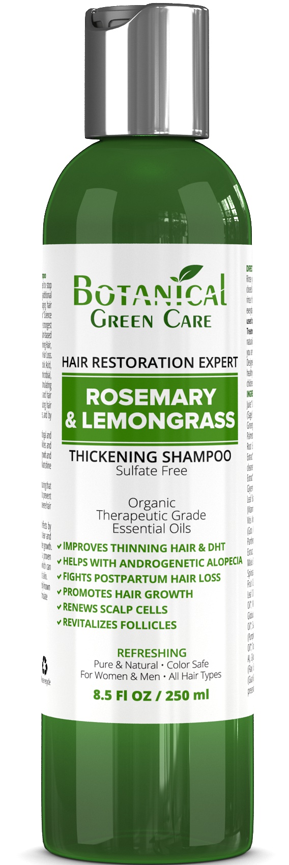 Botanical Green Care “Rosemary & Lemongrass” Hair Growth/anti-hair Loss Sulfate-free Shampoo