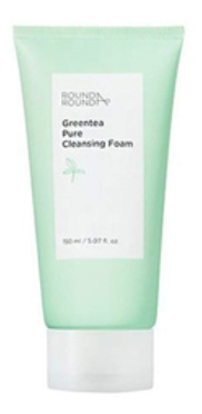 Round A'Round Greentea Pure Cleansing Foam