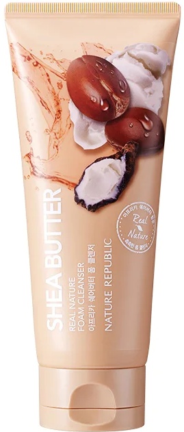 Nature Republic Real Nature Shea Butter Foam Cleanser