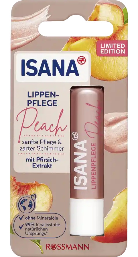 Isana Lippenpflege Peach