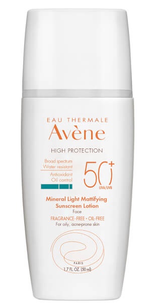 Avene Mineral Light Mattifying Sunscreen Lotion Spf 50+