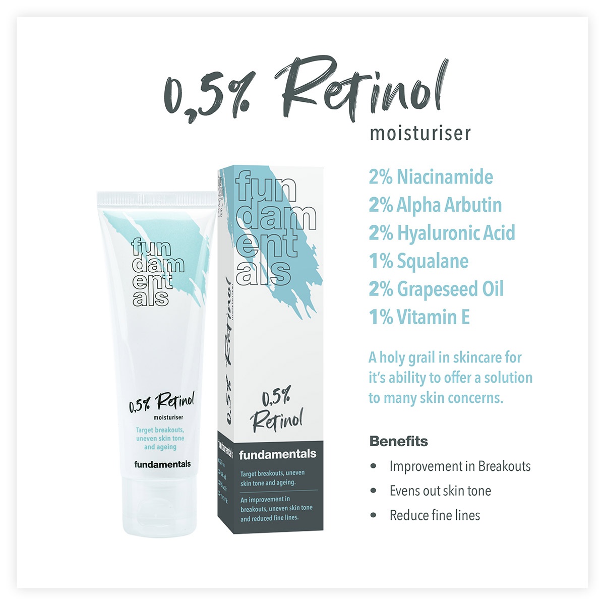 Fundamentals Skincare 0,5% Retinol Moisturiser