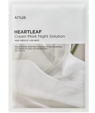 Anua Heartleaf Cream Mask Night Solution