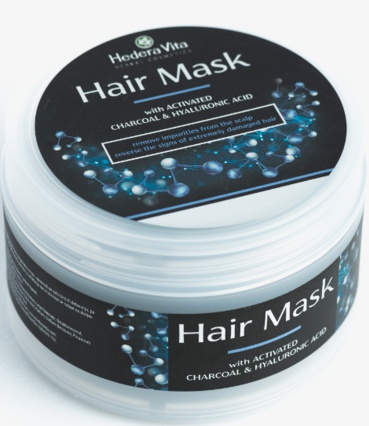 Hedera vita Hair Mask With Active Charcoal And Hyaluronic Acid
