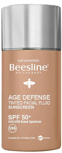 Beesline Age Defense Tinted Facial Fluid  Sunscreen