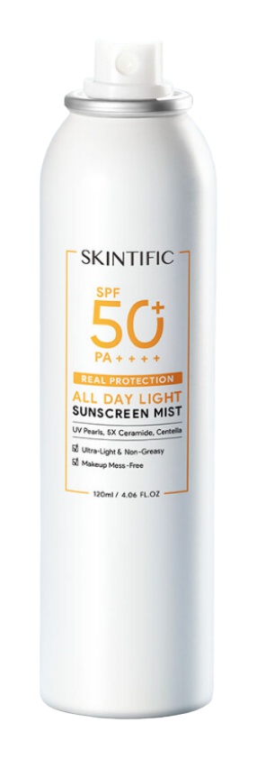 Skintific All Day Light Sunscreen Mist SPF50 Pa++++