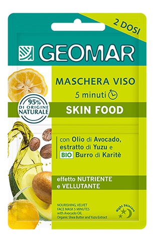 Geomar Maschera Viso Skin Food Nutriente E Vellutante