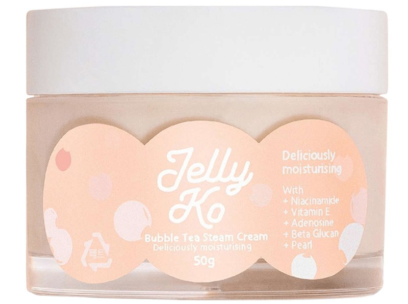 Jelly ko Bubble Tea Steam Cream