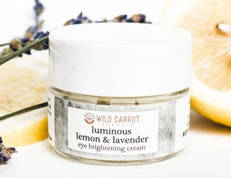 Wild Carrot Herbals Luminous Lemon & Lavender Eye Brightening Cream