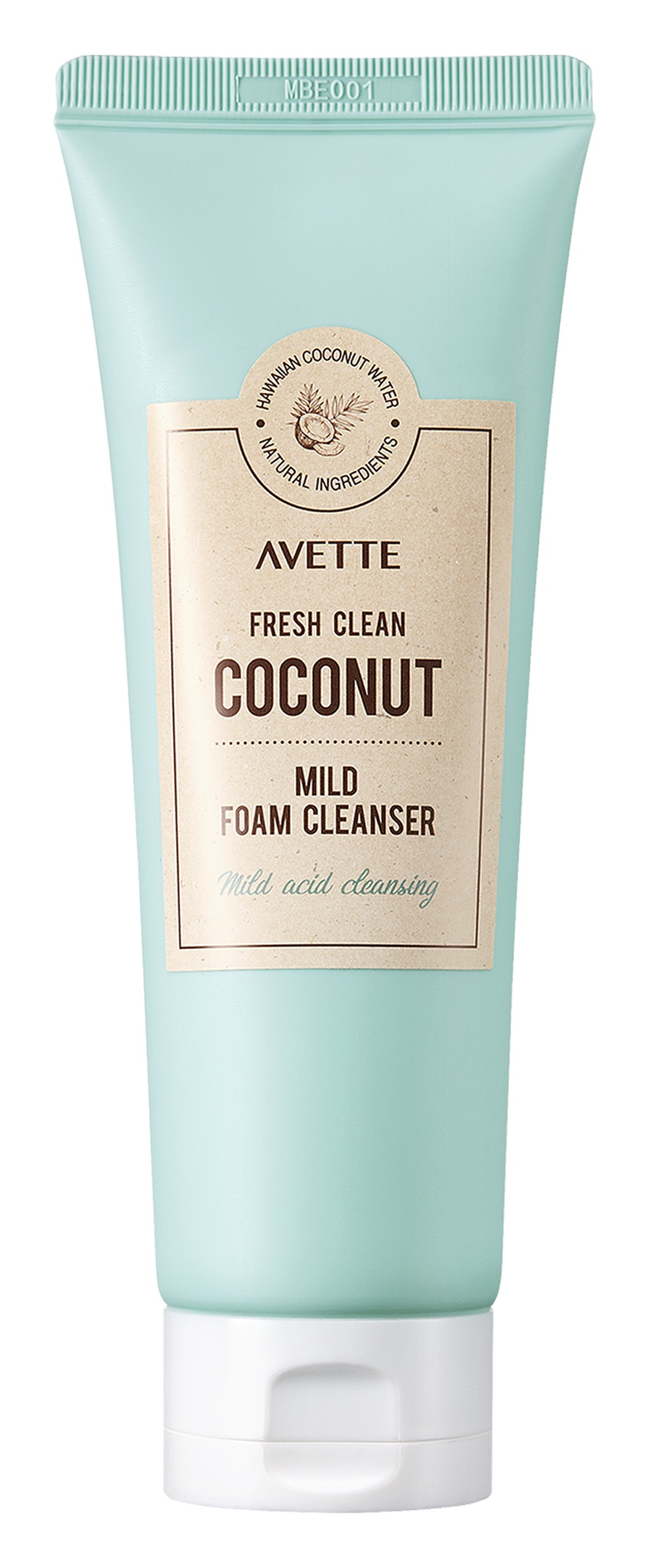 Avette Fresh Clean Coconut Mild Foam Cleanser