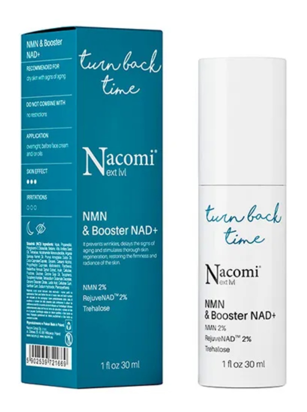 Nacomi Turn Back Time | Nmn Serum & Nad+ Booster