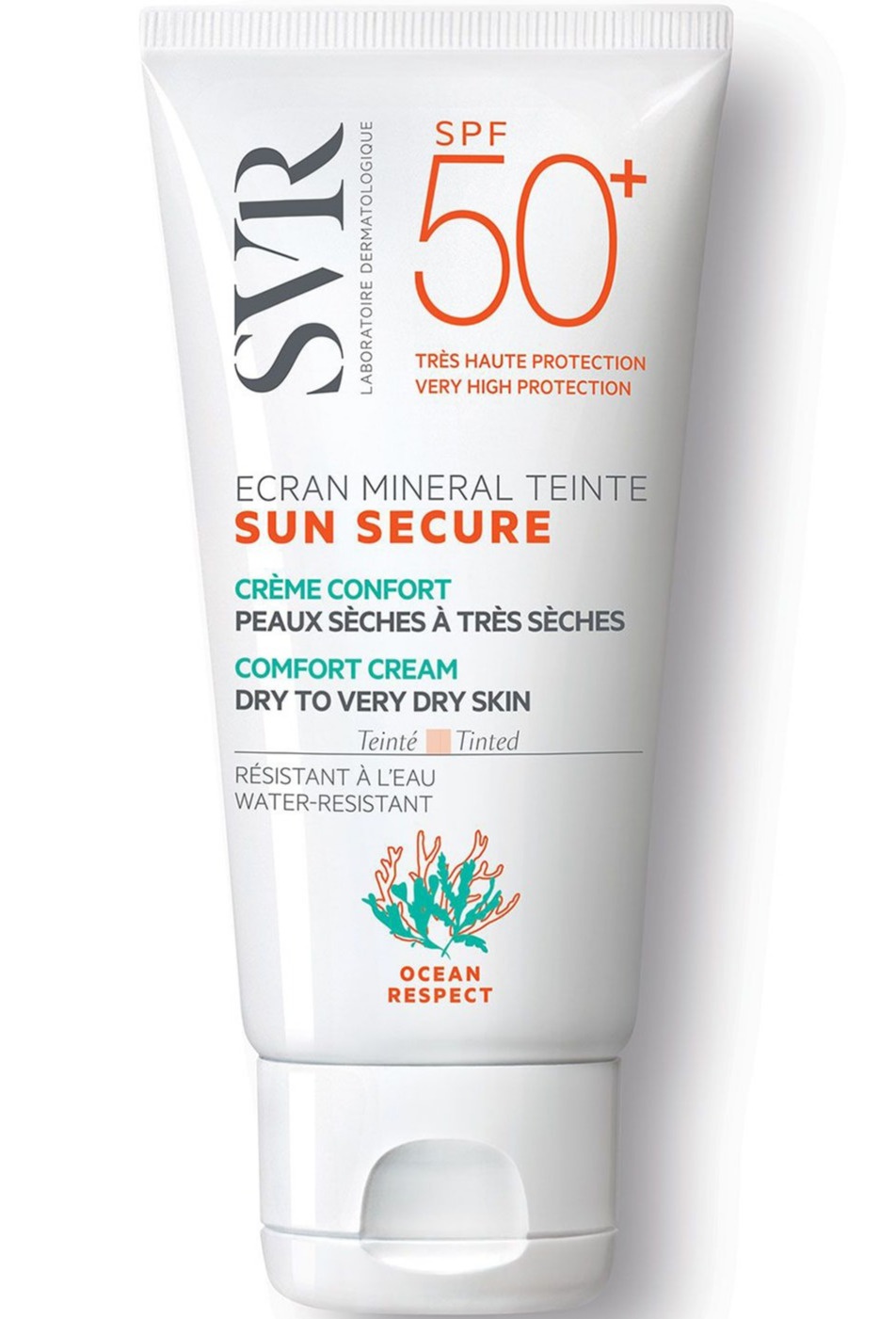 SVR Sun Secure SPF 50+ Tinted Mineral Sunscreen For Dry Skin