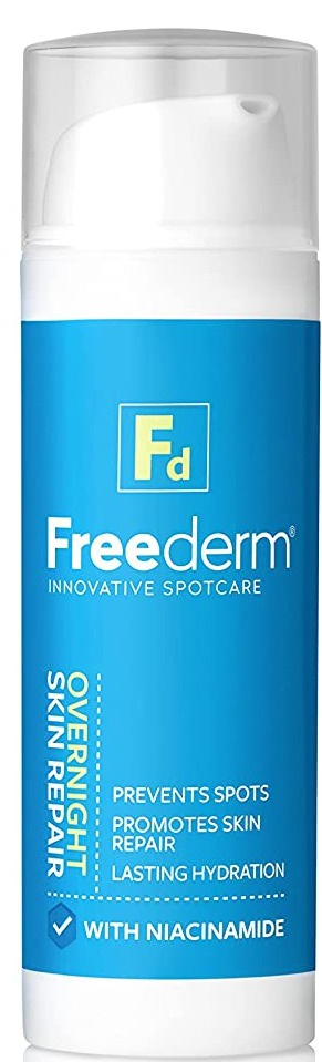 Freederm Overnight Skin Repair For Spot Prone Skin, Visibly Reduces Spots And Redness, With Niacinamide