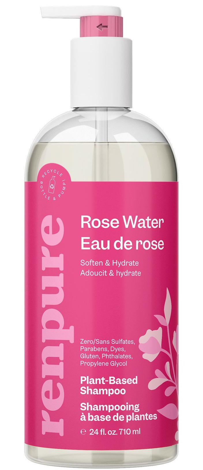 RENPURE Rose Water & Vitamin B Shampoo