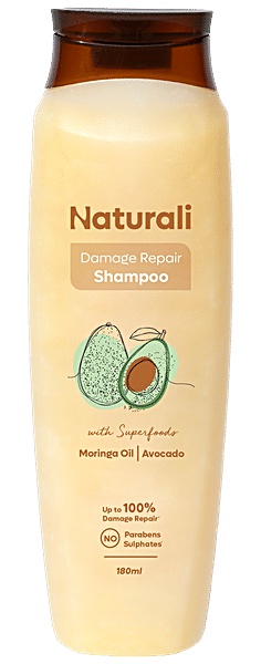 Naturali Damage Repair Shampoo With Avacado And Moringa Oil