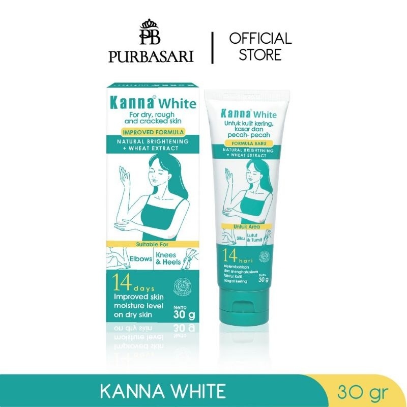 Kanna White Natural Brightening + Wheat Extract