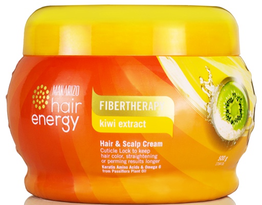 Makarizo Hair Energy Fibertherapy Hair & Scalp Creambath Kiwi