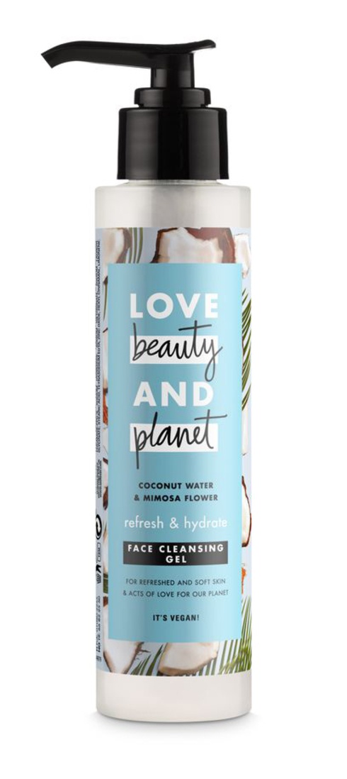 Love beauty and planet Coconut Water And Mimosa Flower Face Cleansing Gel