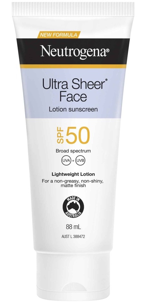 Neutrogena Ultra Sheer Face Lotion Sunscreen SPF 50