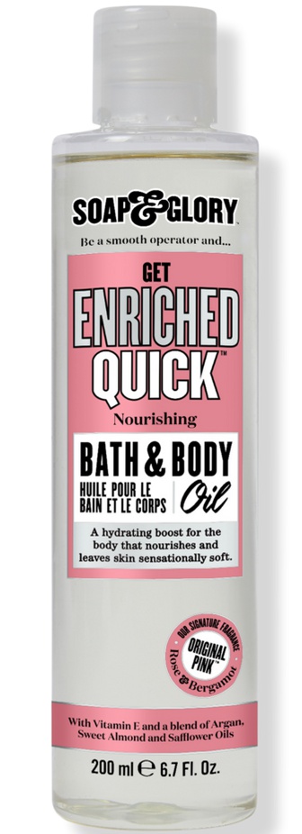 Soap & Glory Get Enriched Quick Nourishing Bath & Body Oil