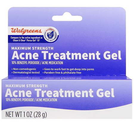 Walgreens Maximum Strength Acne Treatment Gel