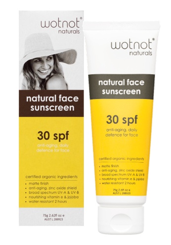 wotnot Spf 30 Natural Zinc Face Sunscreen