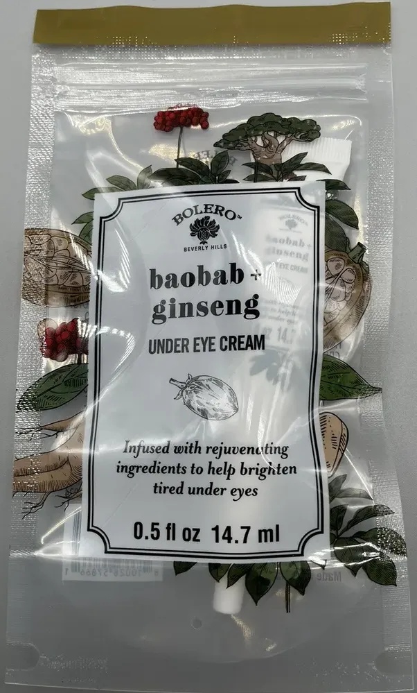 Bolero Beverly Hills Baobab + Ginseng Under Eye Cream