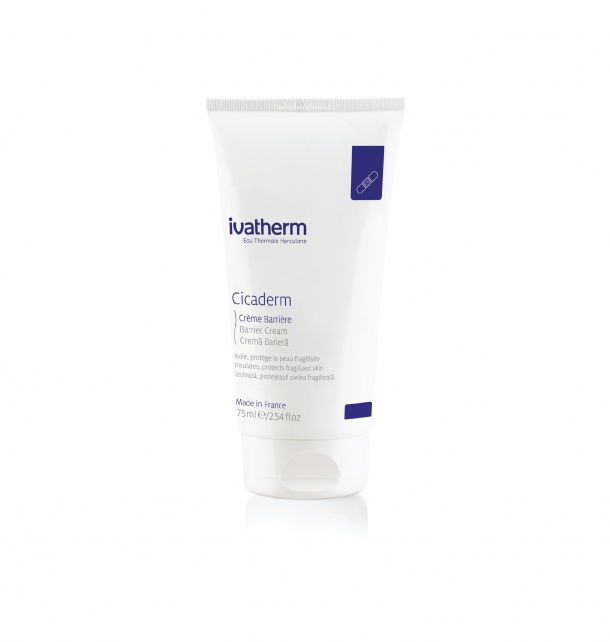 ivatherm Eau Thermale Herculane Cicaderm Barrier Cream, Insulates, Protects Fragilized Skin