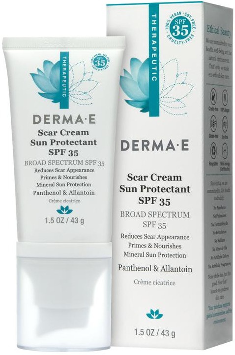 Derma E Scar Cream Sun Protectant SPF 35