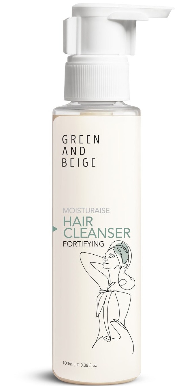 Green and beige Moisturaise Fortifying Hair Cleanser/shampoo