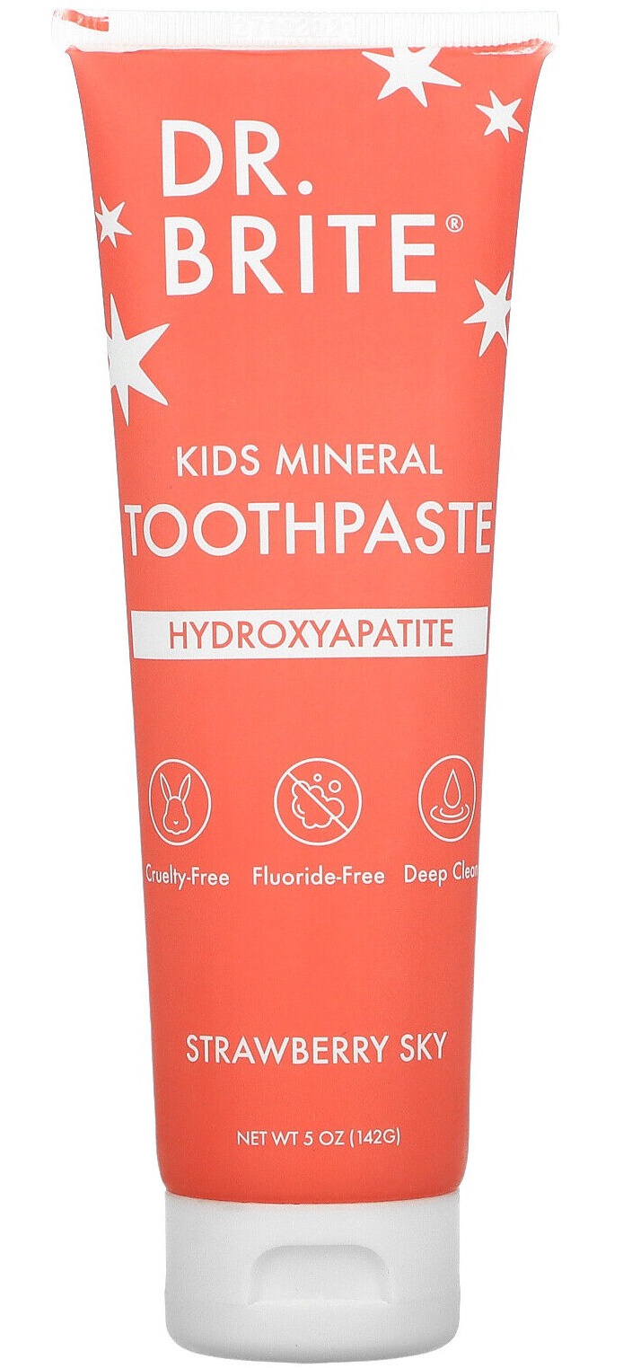 Dr. Brite Kid's Mineral Toothpaste Hydroxyapatite Strawberry Sky