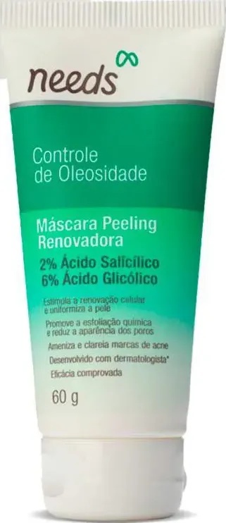 needs Máscara Peeling Renovadora Controle De Oleosidade