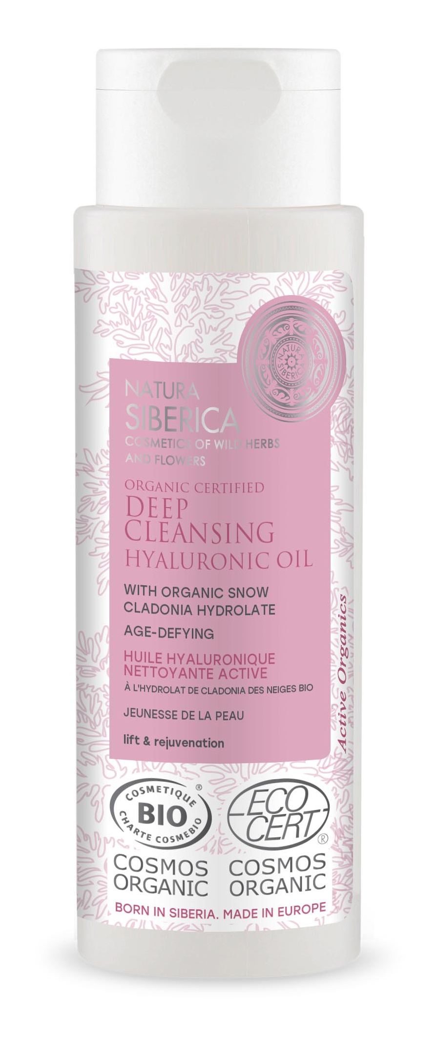 Natura Siberica Organic Certified Age-Defying Deep Cleansing Hyaluronic Oil