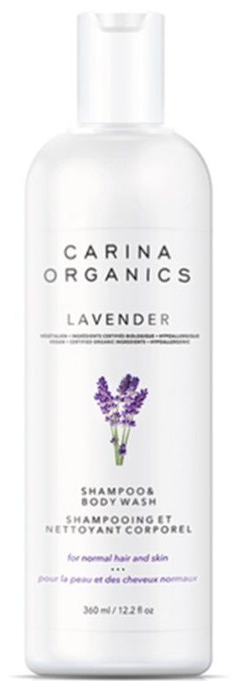 Carina Organics Lavender Shampoo And Body Wash