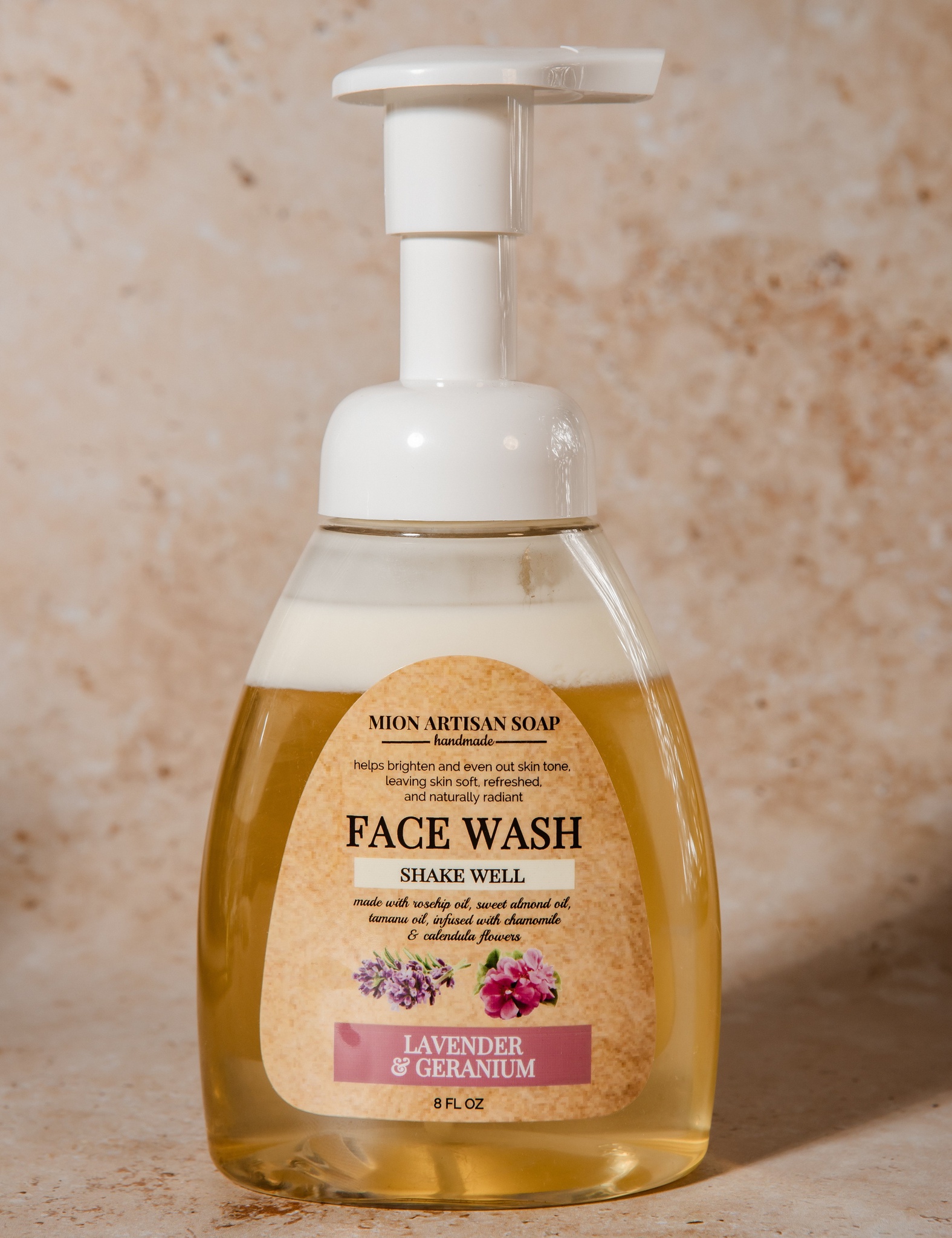 Mion Artisan Soap Face Wash | With Rose Hip And Tamanu Oils