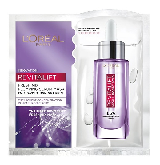 L'Oreal Revitalift Hyaluronic Acid Plumping Fresh Mix Serum Mask